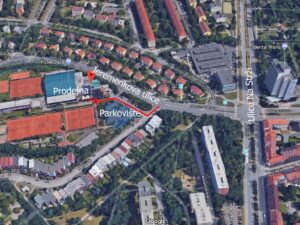 3d mapa jak se dostat na prodejnu